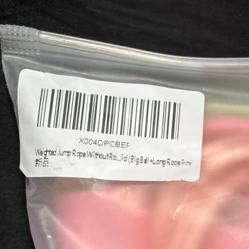π¨ Pink Weighted Jump Rope with Adjustable Length ποΈββοΈ - Picture 5 of 6
